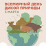 Отмечается Всемирный день дикой природы. - Город Фокино